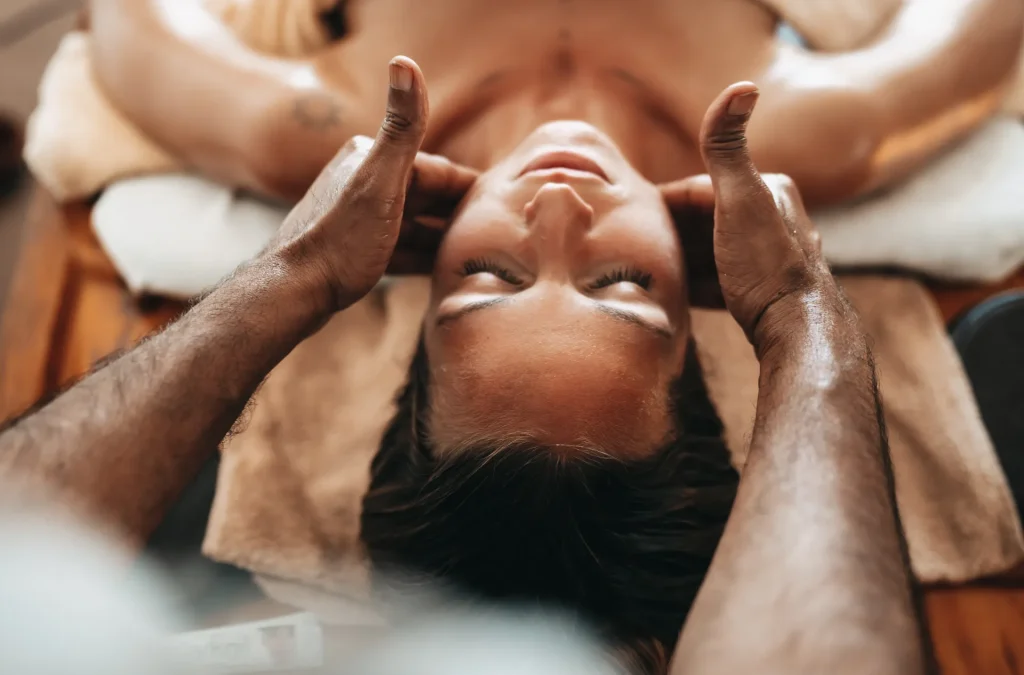 Mukhalepa Ayurvedic herbal facial for natural beauty and anti-aging at Ayurvila